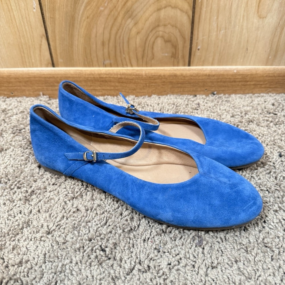 Free People Ballet Flats Womens 39 US 8.5-9 Blue